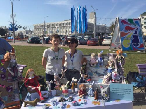 Участие в городском фестивале "Мастацтва жыць, тварыць мастацтва" ко Дню города